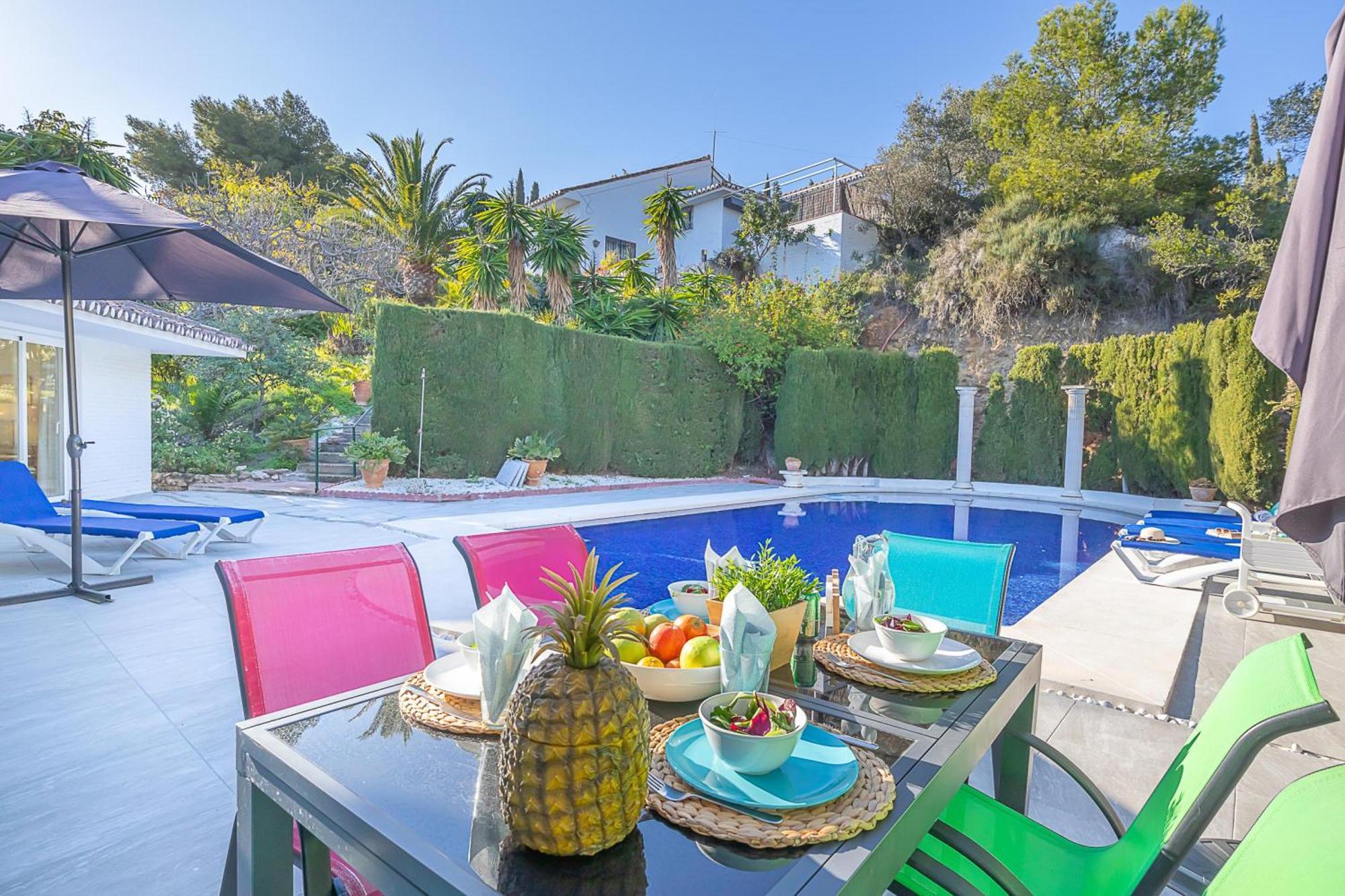Pool Villa Rancho Domingo Family Friendly - Happy Rentals Беналмадена Екстериор снимка